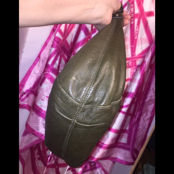 Michael Michael Kors Green Turn-Lock Hobo Bag